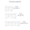 Diagram - Concrete Sideboard