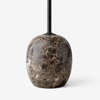 Lato Side Table - Warm black & Emparador marble