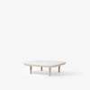 Fly SC4 Coffee Table - White Oak - Bianco Carrara