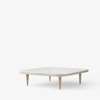 Fly SC11 Coffee Table - White Oak - Bianco Carrara