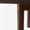 Patch Extendable Dining Table - Oiled Walnut with Cacao Orinoco Top