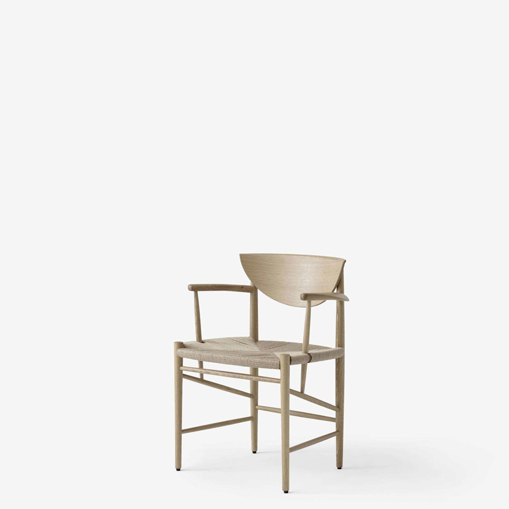 Drawn HM4 Dining Armchair - White Oiled Oak