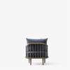Fly SC10 Lounge Armchair - Smoked Oak - Velvet-10 Twilight