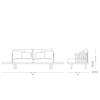 Diagram - Fly SC3 Sofa
