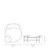 Diagram - Palette JH25 Coffee Table