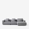 Develius Sofa - Configuration F - with Cushions - Fiord 0151
