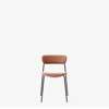 Pavilion AV12 Dining Chair Upholstered Seat and Back - Velvet 04 Clay