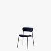 Pavilion AV12 Dining Chair Upholstered Seat and Back - Velvet 09 Midnight