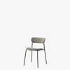 Pavilion AV12 Dining Chair Upholstered Seat and Back - Velvet 13 Ivory