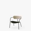 Pavilion AV6 Lounge Armchair Upholstered Seat - Vidar 0972 - white oak