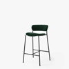 Pavilion AV14 Counter Chair Upholstered Seat and Back - Velvet 01 Forest