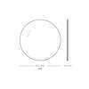 Diagram - Amore SC49 Round Mirror