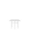 Snaregade Table - Rectangular - Wood Veneeer Top - Light Grey Veneer
