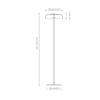 Diagram - Blossi Floor Lamp