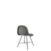 3D Dining Chair - Fully Upholstered Center base - Black base           