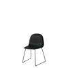 3D Dining Chair - Un-Upholstered Sledge Base Hirek Shell - Black Hirek black