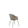 Bat Dining Chair - Fully Upholstered Conic Base - Antiquebrass gabriel crisp 4115