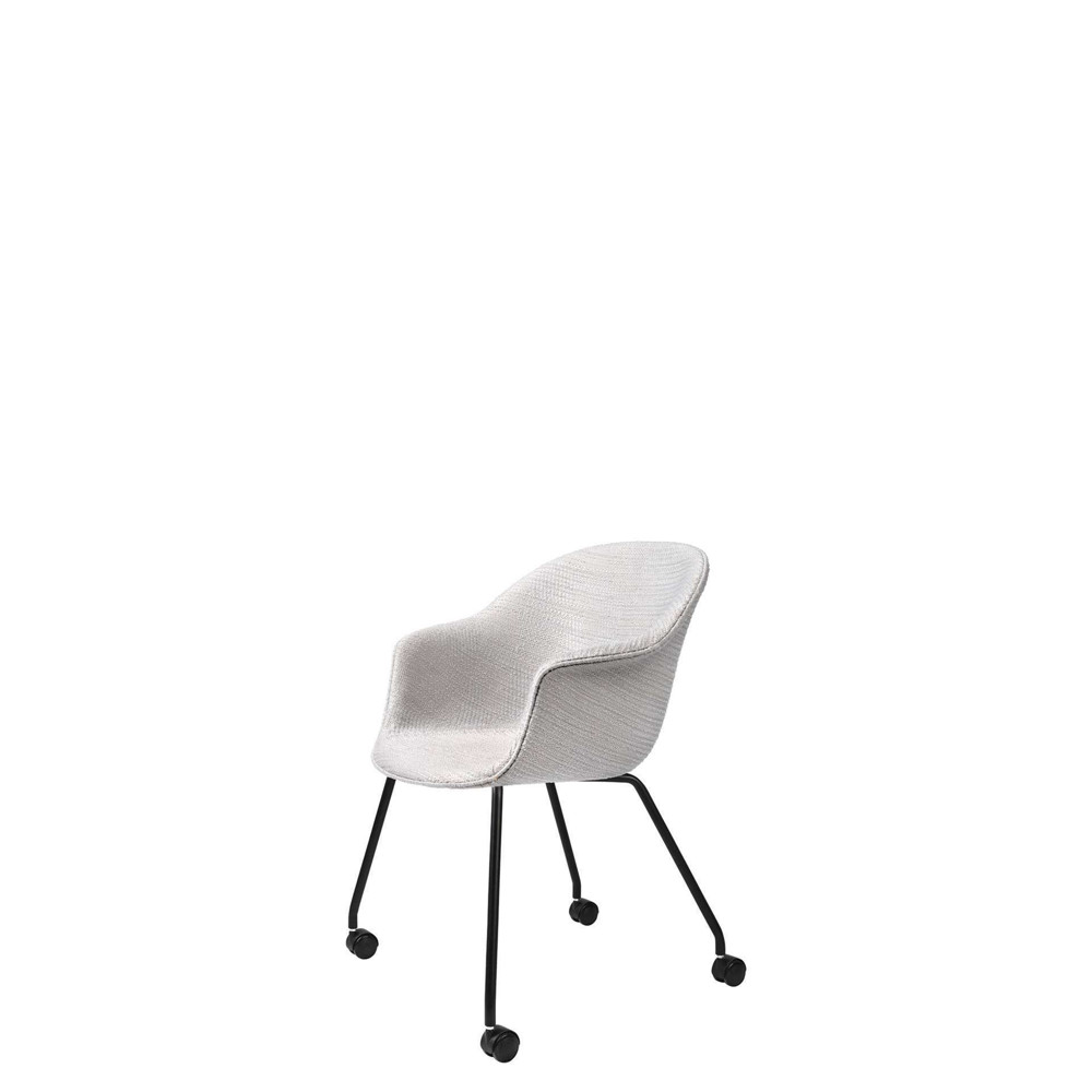 Bat Meeting Chair - Fully Upholstered 4 Legs with Castors