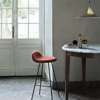 3D Counter Bar Stool - Fully Upholstered Sledge base