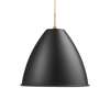 Bestlite BL9 Pendant - Brass Base 60 Soft-Black Semi Matte