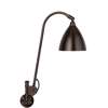 Bestlite BL6 Wall Lamp - 16 Black Brass Base Hard-Wired