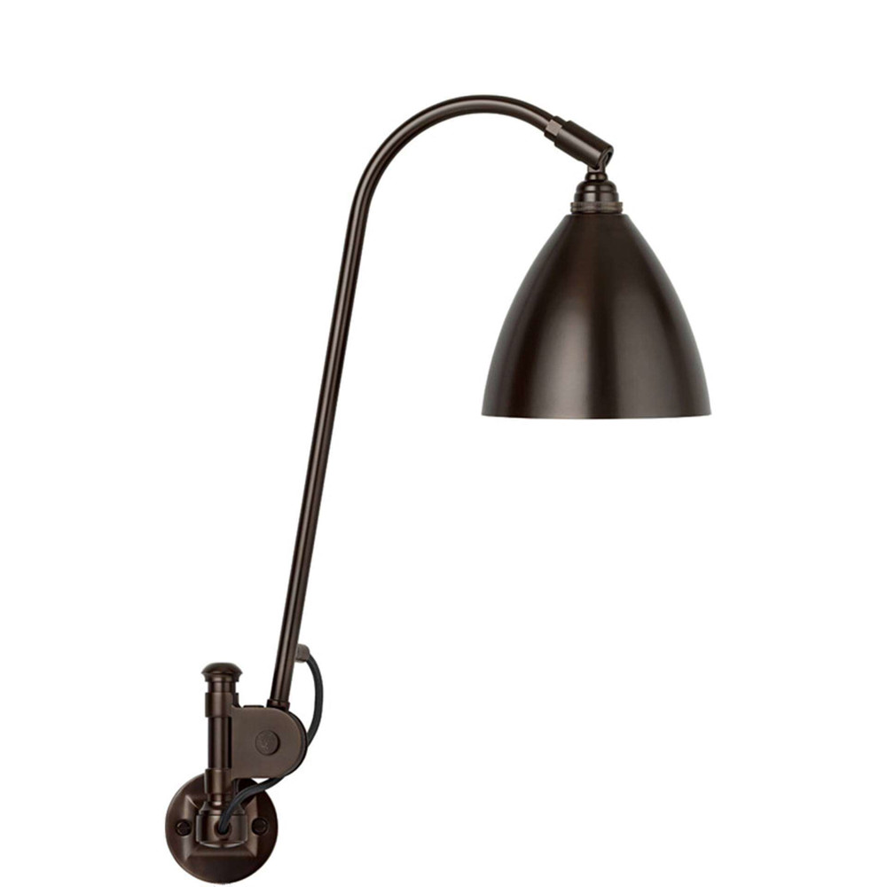 Bestlite BL6 Wall Lamp - 16 Black Brass Base Hard-Wired