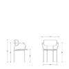Diagram - Coco Dining Armchair