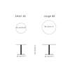 Diagram - GUBI 1.0 Lounge Table - Round