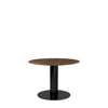 GUBI 2.0 Dining Table - Round 110 - wood american walnut top