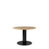 GUBI 2.0 Dining Table - Round 110 - wood oak top