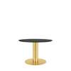 GUBI 2.0 Dining Table - Round 110 - wood black stained ash top