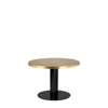 GUBI 2.0 Dining Table - Round 110 - safari beige glass top