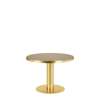 GUBI 2.0 Dining Table - Round 110 - safari beige glass top