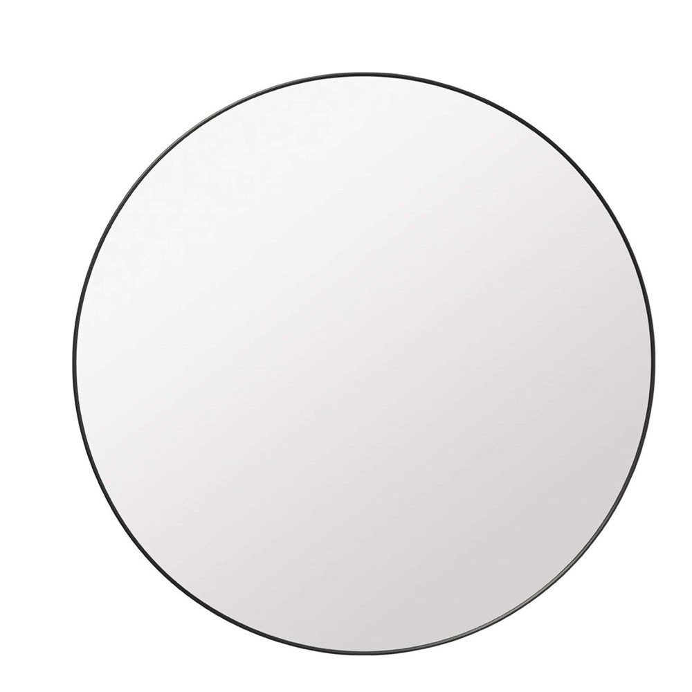 GUBI Wall Mirror Round 110 - black brass