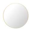 GUBI Wall Mirror Round 110 - polished brass