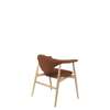 Masculo Dining Chair - Fully Upholstered Wood Base - oak kvadrat colline-568