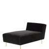 Modern Line Chaise Longue - brass gubi velluto-130