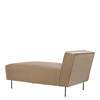 Modern Line Chaise Longue - black gubi velluto-208