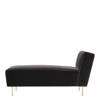 Modern Line Chaise Longue - brass gubi velluto-130 