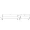 Diagram - Modern Line Daybed