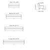 Diagram - Modern Line Dining Sofa