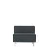 Modern Line Lounge Chair - black kvadrat tonus-3-615