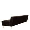 Modern Line Sofa - brass gubi velluto-645