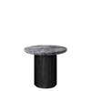 Moon Round Lounge Table - Marble Top - 60 grey emperador marble