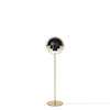 Multi-Lite Floor Lamp Brass Base - black on