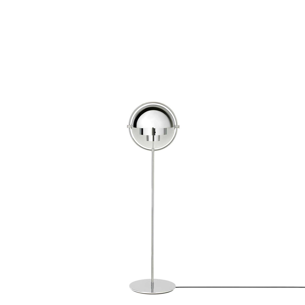 Multi-Lite Floor Lamp Chrome Base - chrome off