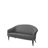 Paradiset Sofa 2.5 Seater - black stained oak kvadrat remix-163