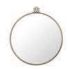 Randaccio Round Wall Mirror - 60 antique brass