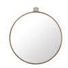 Randaccio Round Wall Mirror - 70 antique brass