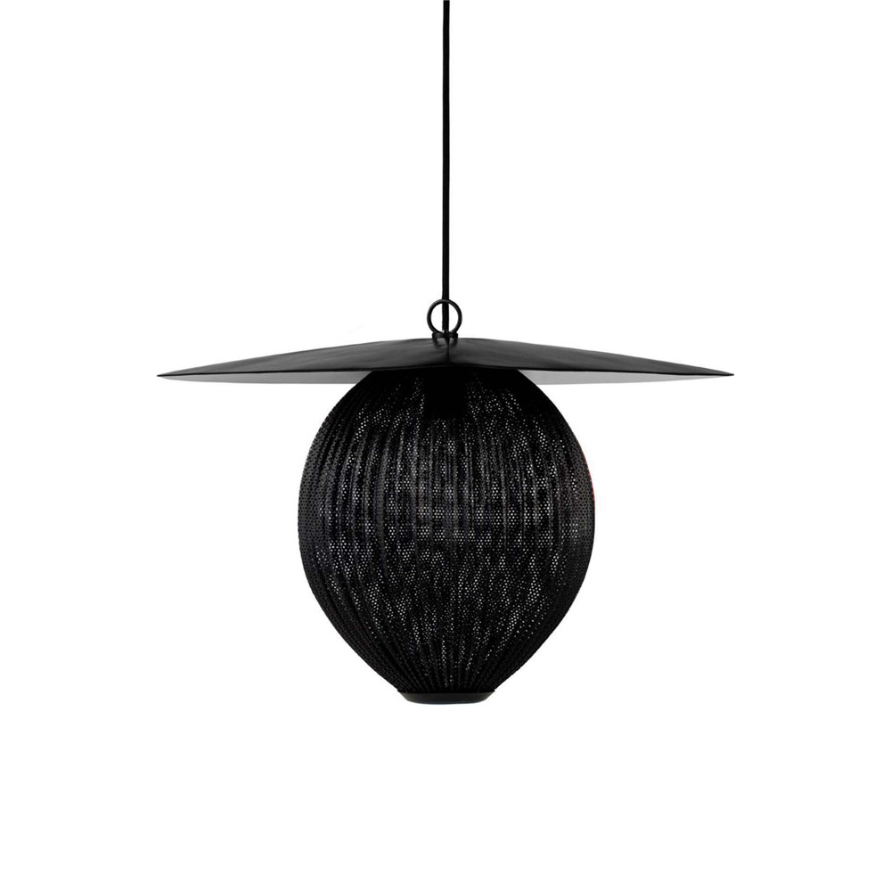 Satellite Pendant - soft black off